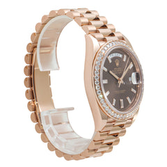Rolex Day-Date 228345RBR – Chocolate Baguette Diamond Dial