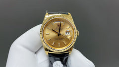 Rolex Day-Date: 36MM Leather Strap Model