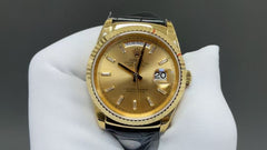 Rolex Day-Date: 36MM Leather Strap Model