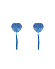 Heart Shape Concealers Sticker Breast Pads Pasties Bra with Tassel