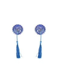 Round Shape Concealers Sticker Breast Pads Pasties Bra with Tassel