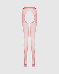 Red Fishnet Fundies